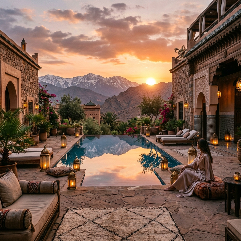 Navigating Moroccan Markets Professional Guide Background